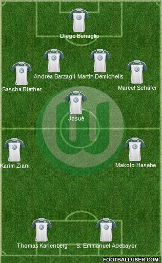 VfL Wolfsburg Formation 2010