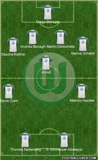 VfL Wolfsburg football formation