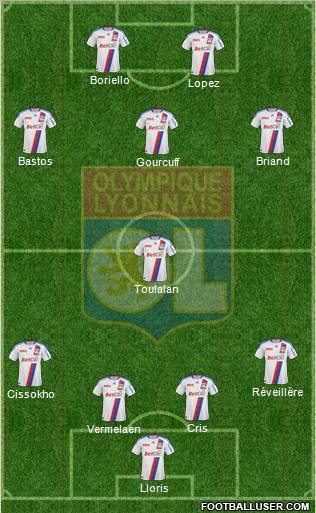 Olympique Lyonnais Formation 2010