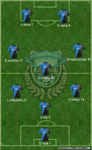 Kawasaki Frontale Formation 2010