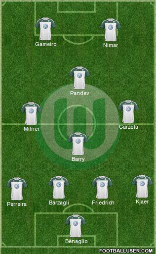 VfL Wolfsburg Formation 2010