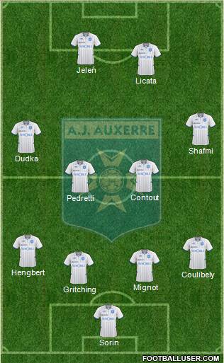 A.J. Auxerre Formation 2010