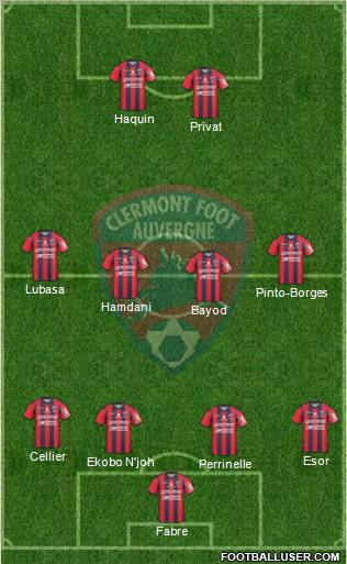 Clermont Foot Auvergne 63 Formation 2010