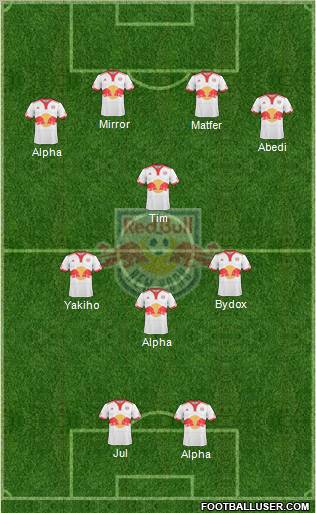 New York Red Bulls Formation 2010