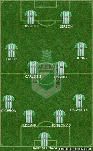 CDC Atlético Nacional Formation 2010