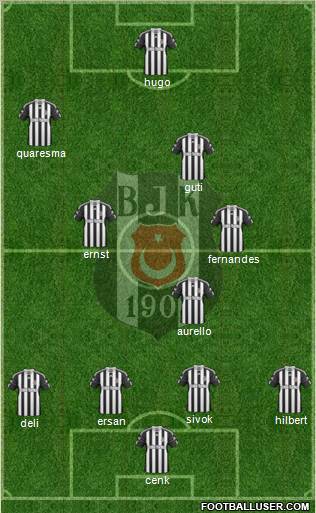 Besiktas JK Formation 2010