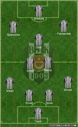 Besiktas JK Formation 2010