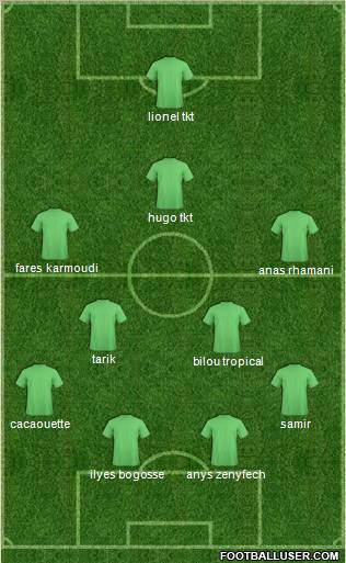 Barcelona FC (RJ) Formation 2010