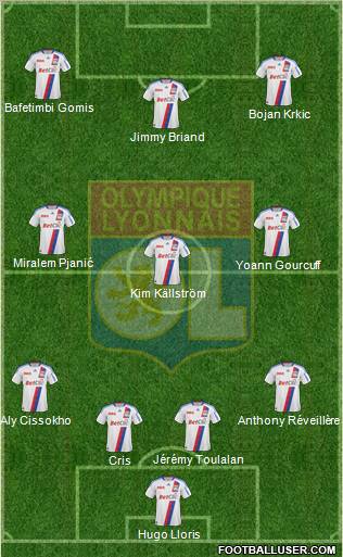 Olympique Lyonnais Formation 2010