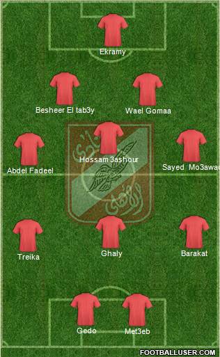 Al-Ahly Sporting Club Formation 2010