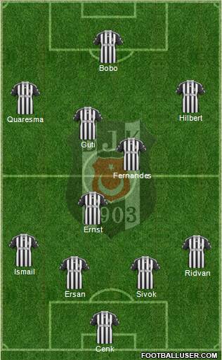 Besiktas JK Formation 2010
