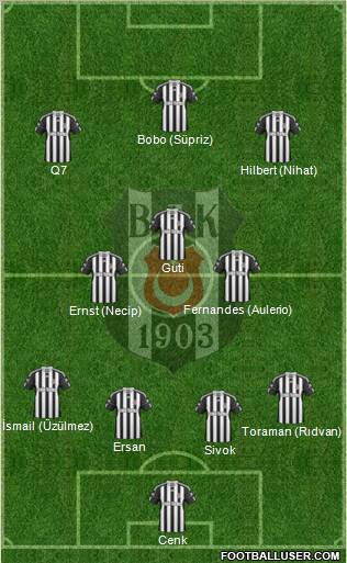 Besiktas JK Formation 2010