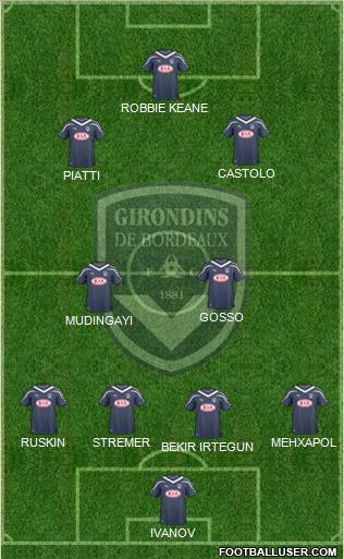 FC Girondins de Bordeaux Formation 2010