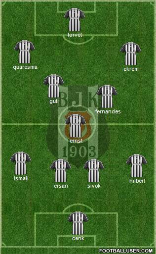 Besiktas JK Formation 2010
