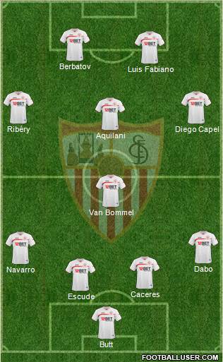 Sevilla F.C., S.A.D. Formation 2010