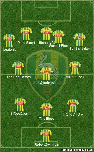 ADO Den Haag Formation 2010