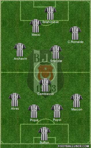 Besiktas JK Formation 2010