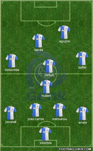 K Racing Club Genk football formation