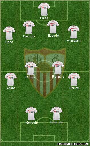 Sevilla F.C., S.A.D. Formation 2010
