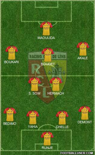 Racing Club de Lens Formation 2010