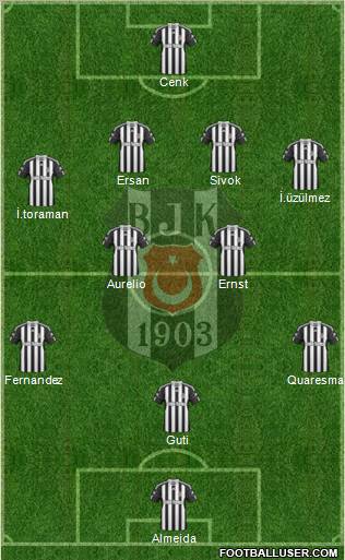 Besiktas JK Formation 2010