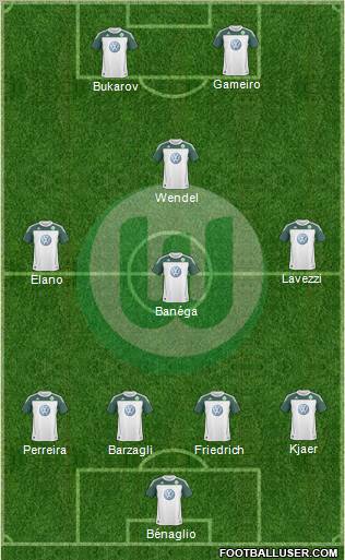 VfL Wolfsburg Formation 2010