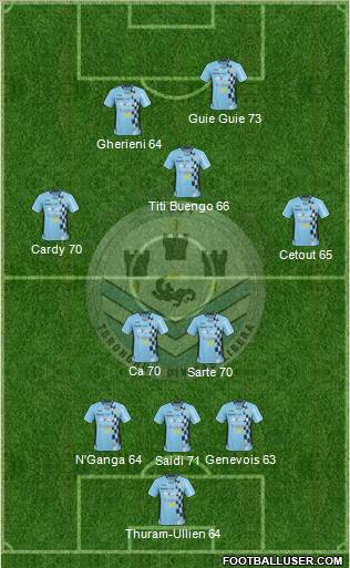 Tours Football Club Formation 2010