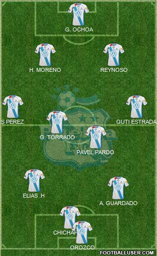 Club Puebla de la Franja Formation 2010