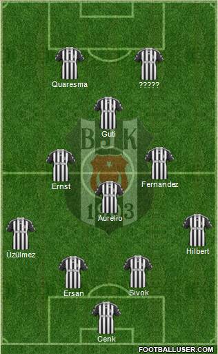 Besiktas JK Formation 2010