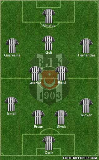 Besiktas JK Formation 2010