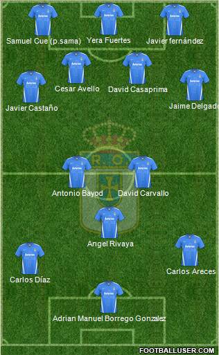 Real Oviedo S.A.D. Formation 2010