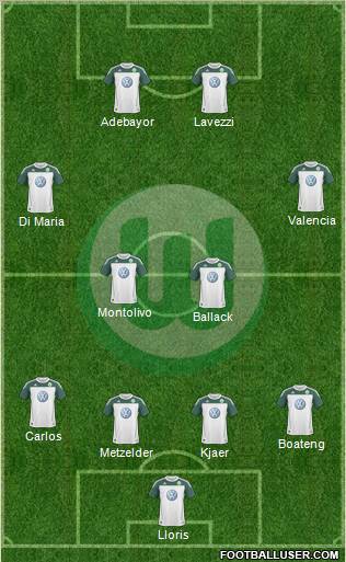 VfL Wolfsburg Formation 2010