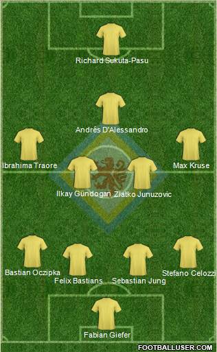 Braunschweiger TSV Eintracht Formation 2010