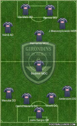FC Girondins de Bordeaux Formation 2010