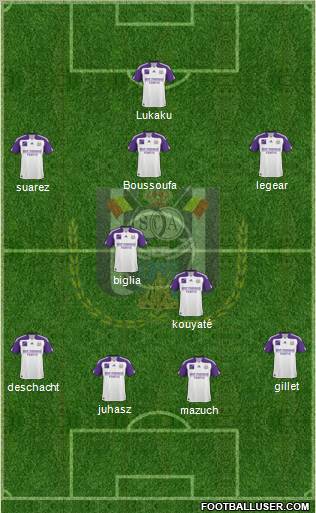 RSC Anderlecht Formation 2010