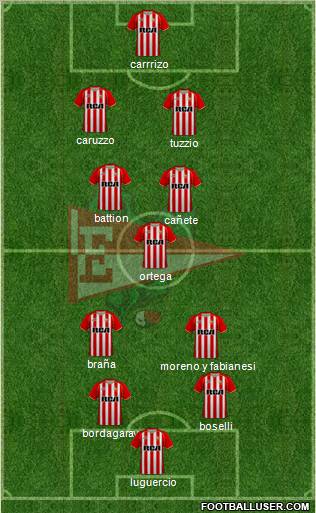 Estudiantes de La Plata football formation