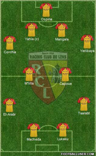Racing Club de Lens Formation 2010