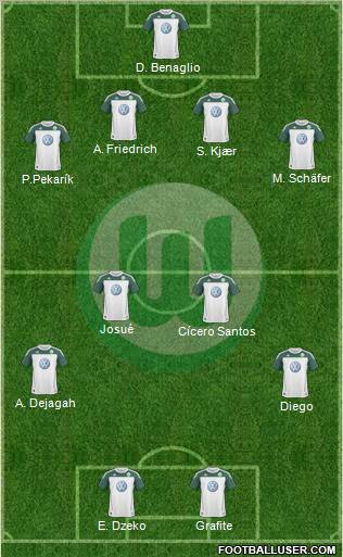 VfL Wolfsburg Formation 2010