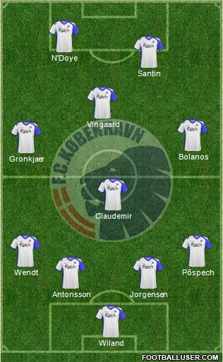 Football Club København Formation 2010