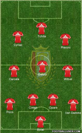 R Standard de Liège Formation 2010