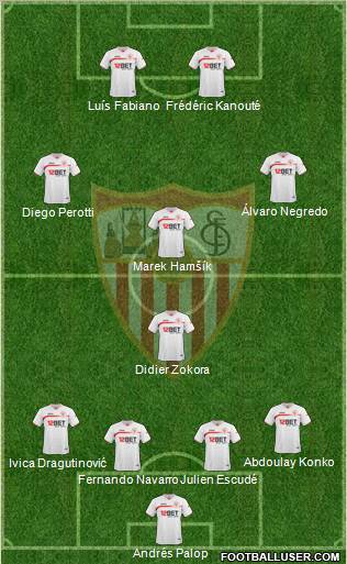 Sevilla F.C., S.A.D. Formation 2010