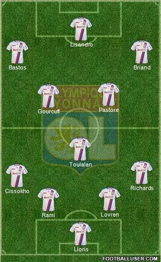 Olympique Lyonnais Formation 2010