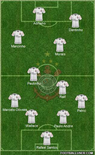 SC Corinthians Paulista Formation 2010