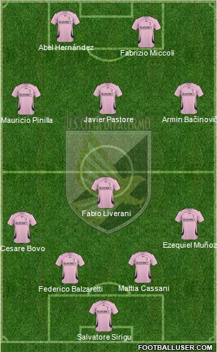 Città di Palermo football formation