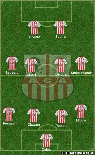 Athletic Club Ajaccien Football Formation 2010