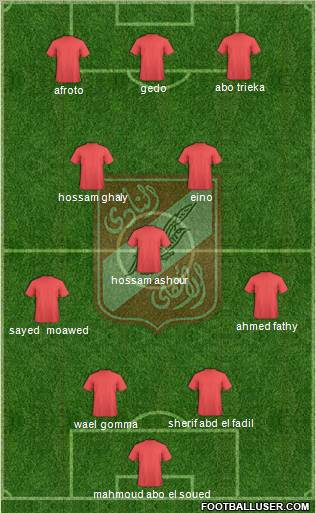 Al-Ahly Sporting Club Formation 2010