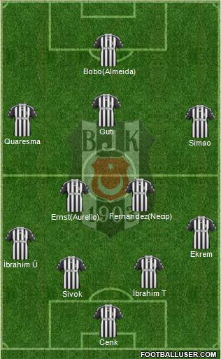 Besiktas JK Formation 2010