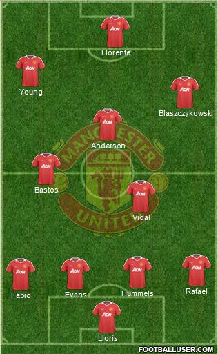 Manchester United Formation 2010