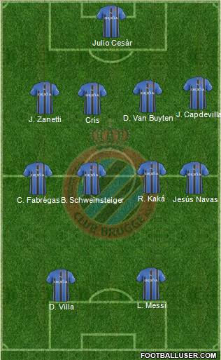 Club Brugge KV Formation 2010