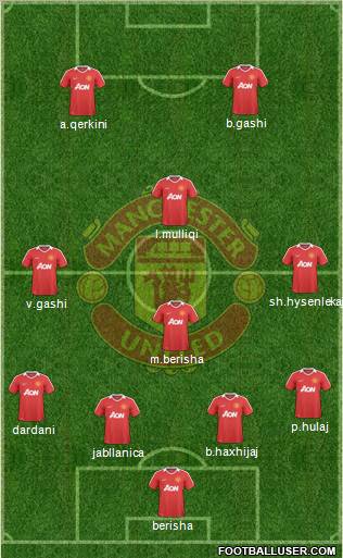 Manchester United Formation 2010